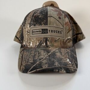 Hino Trucks Realtree Camo Dri-Duck Baseball Cap Adjustable Strap Team Hino